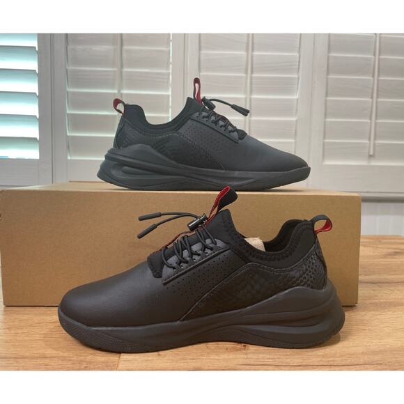 Clove Classic LX Sneaker Black Python Vegan Size 6.5 W 5 M NIB Nurses Comfy Shoe - Picture 9 of 14